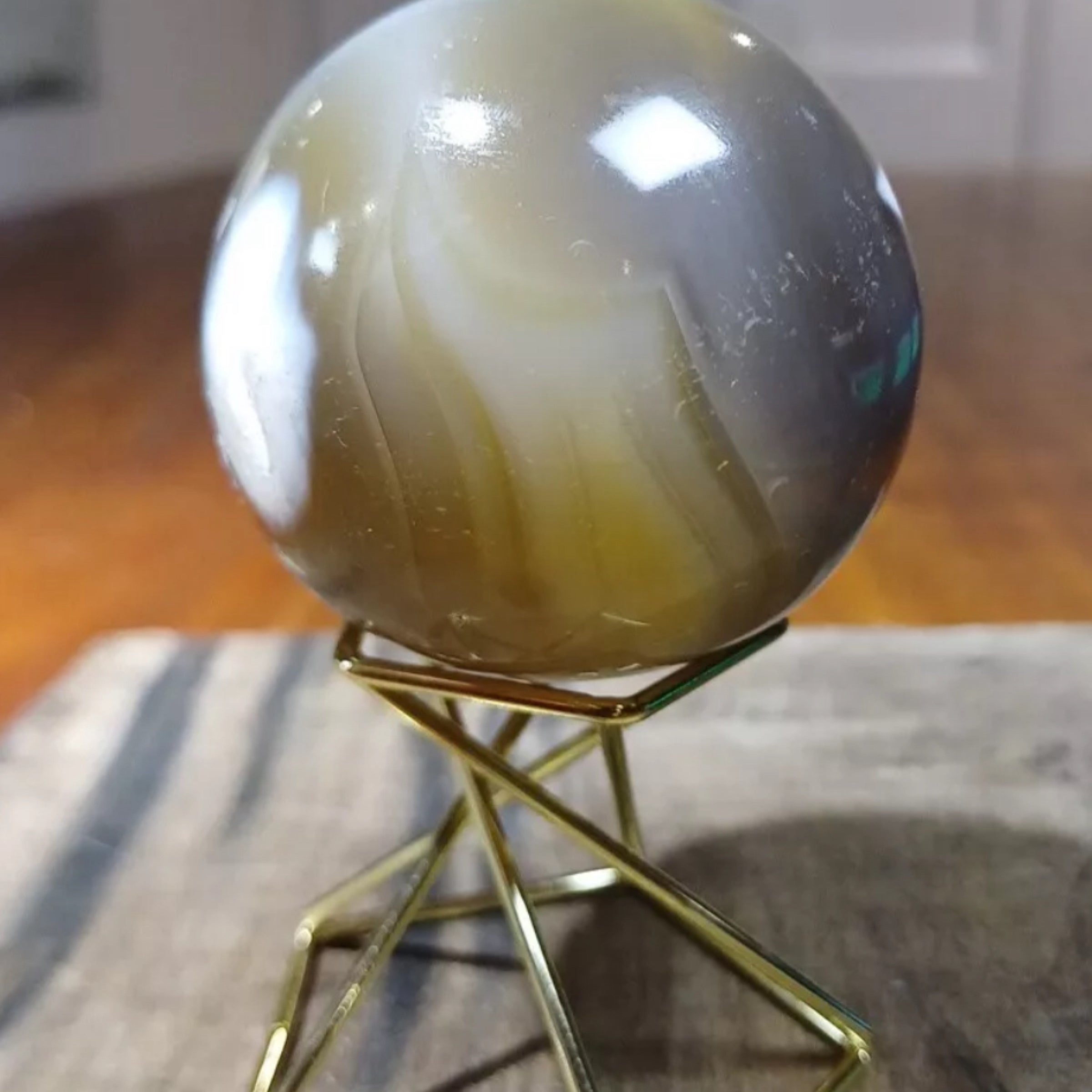 Orca agate sphere 🇬🇧