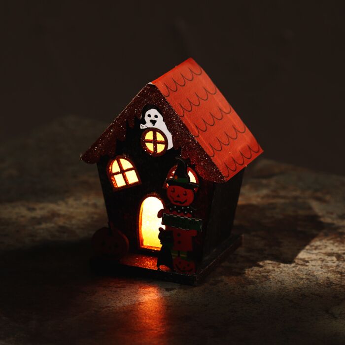 LED Decoration - Halloween Trick or Treat Pumpkin House 🇬🇧