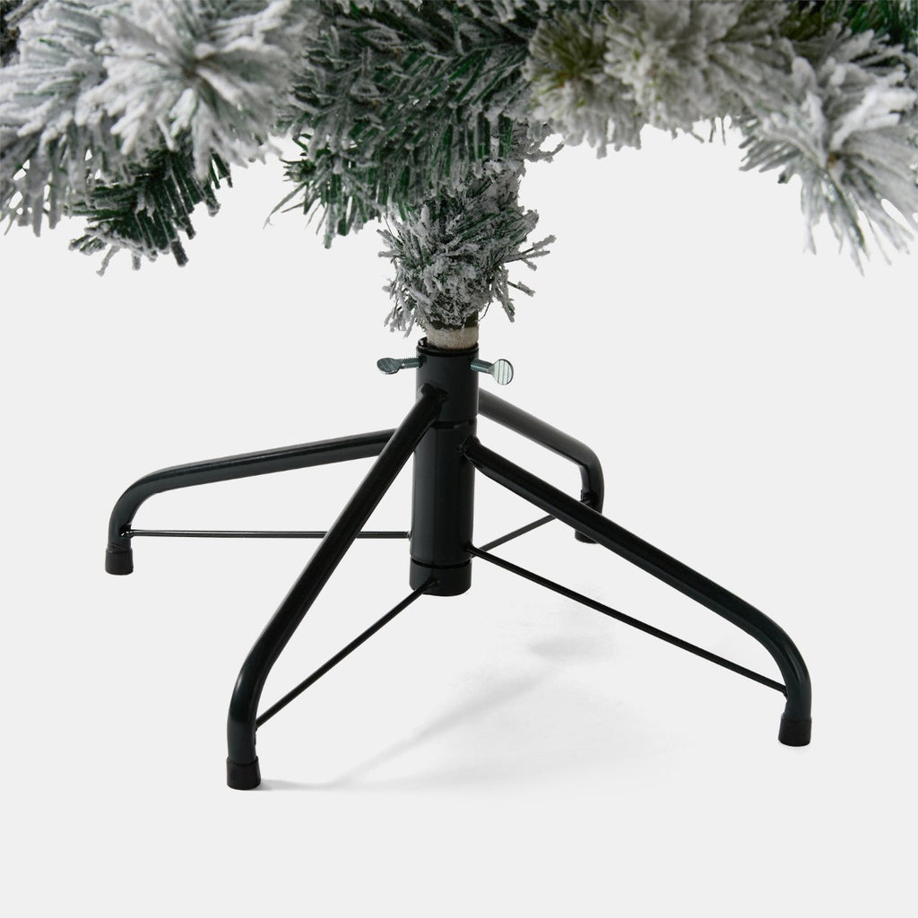 Premium Snowy Christmas Tree, Green - 7ft
 🇬🇧