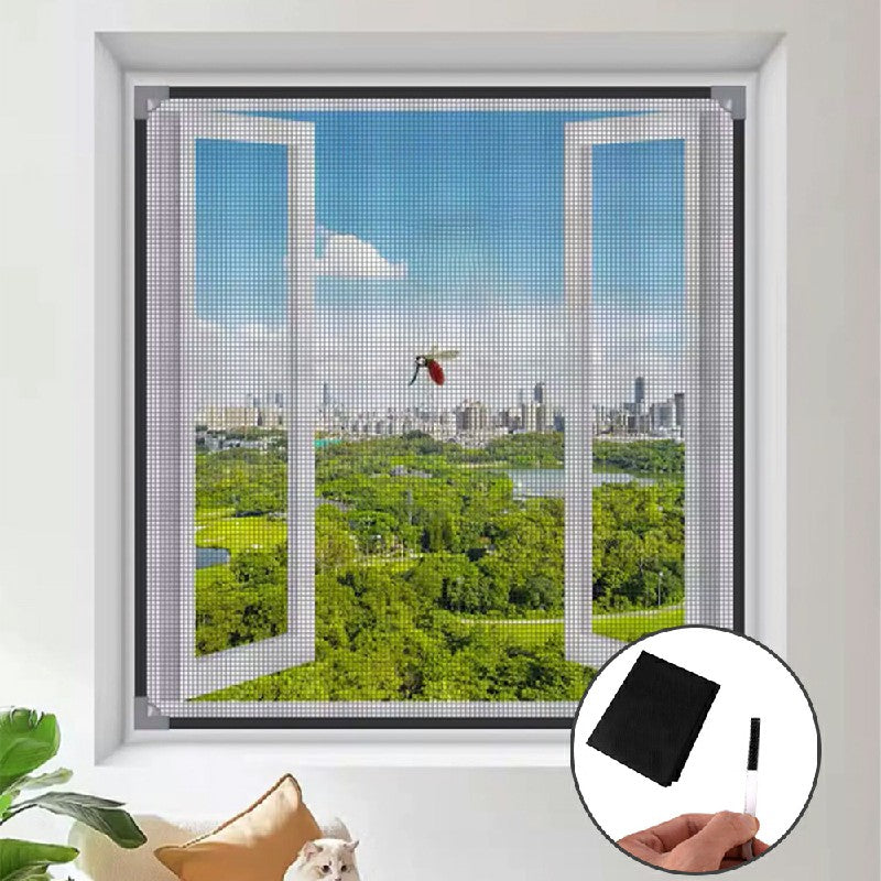Black Window Screen Mesh Net Bug Mosquito Fly Insect Moth Door Netting 🇬🇧