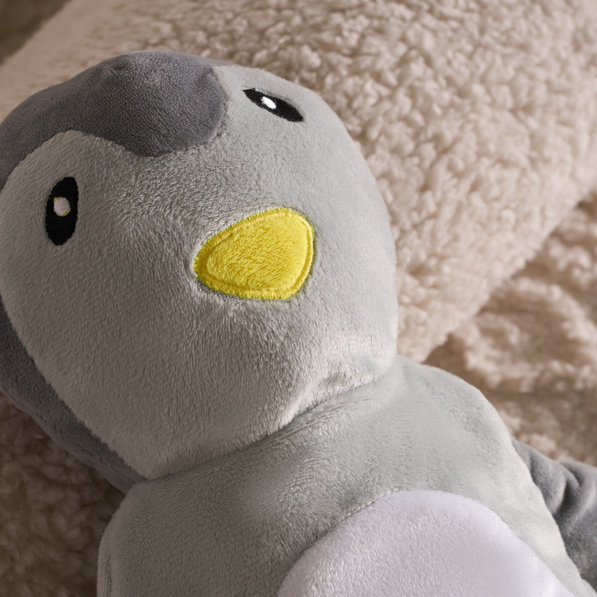 Penguin Hot Water Bottle - Grey 🇬🇧
