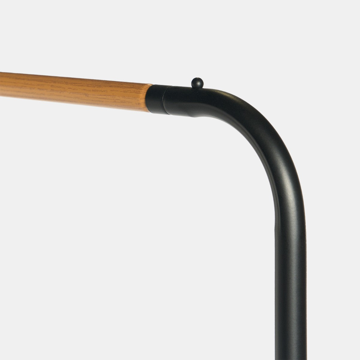 Heavy Duty Clothes Rail With Rack - Black/Wood 🇬🇧