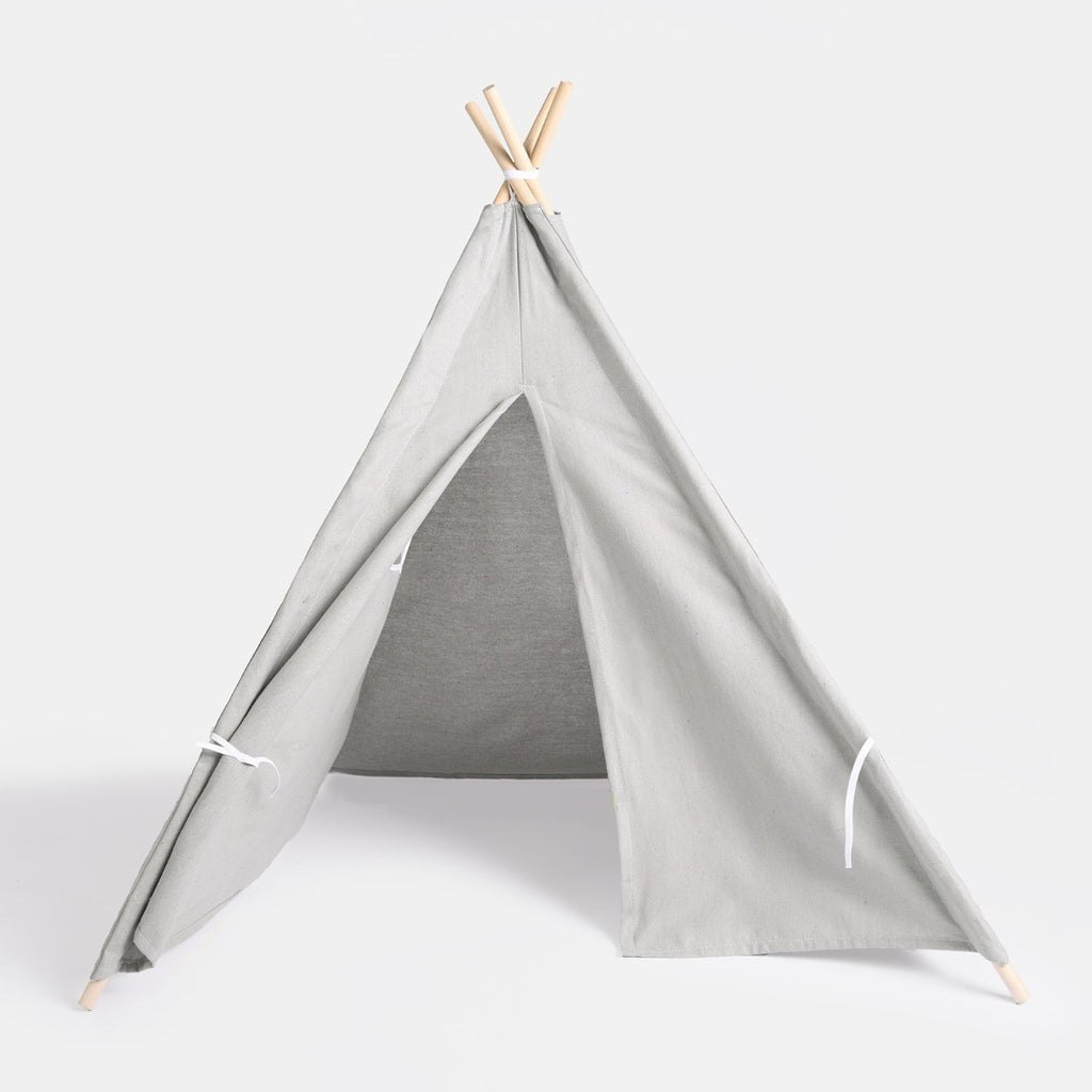 Foldable Kid's Storage Teepee - Grey 🇬🇧