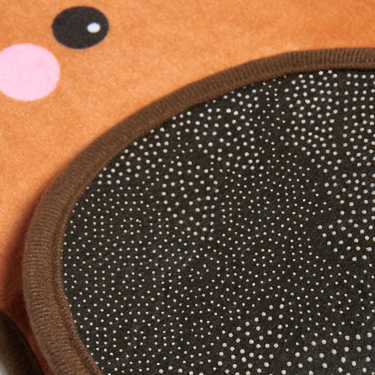 Bow Crossiant Velvet Bath Mat - Brown 🇬🇧
