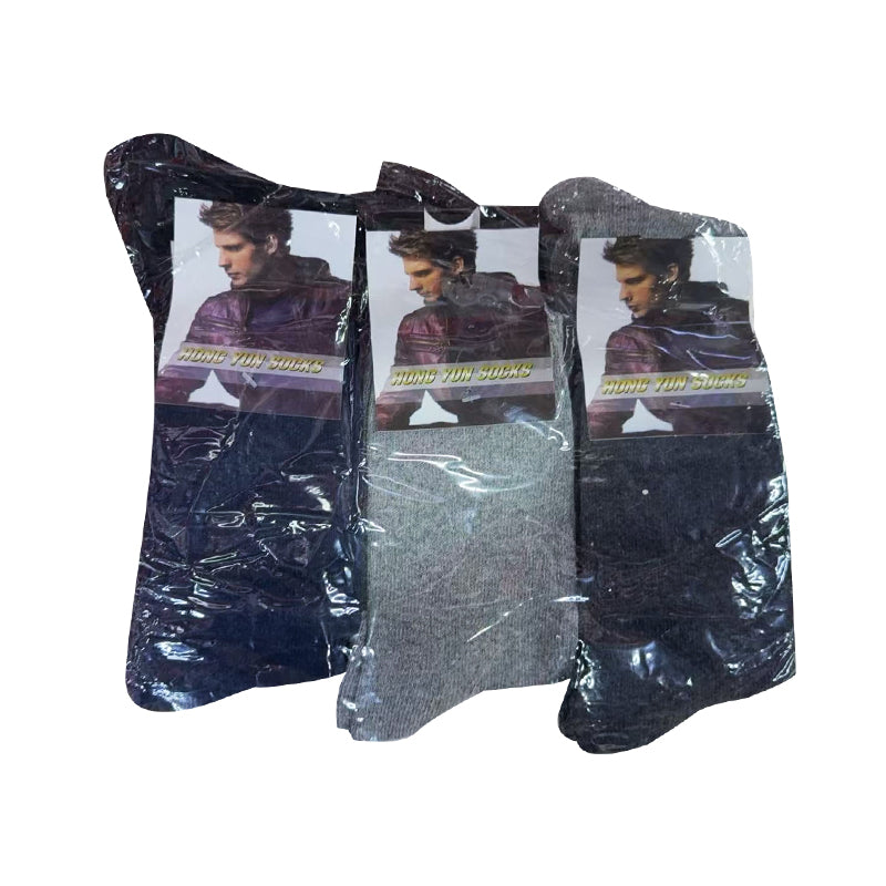 1 Pair Men Socks Breathable Socks for Men One Size 6-11 UK Random Colour 🇬🇧