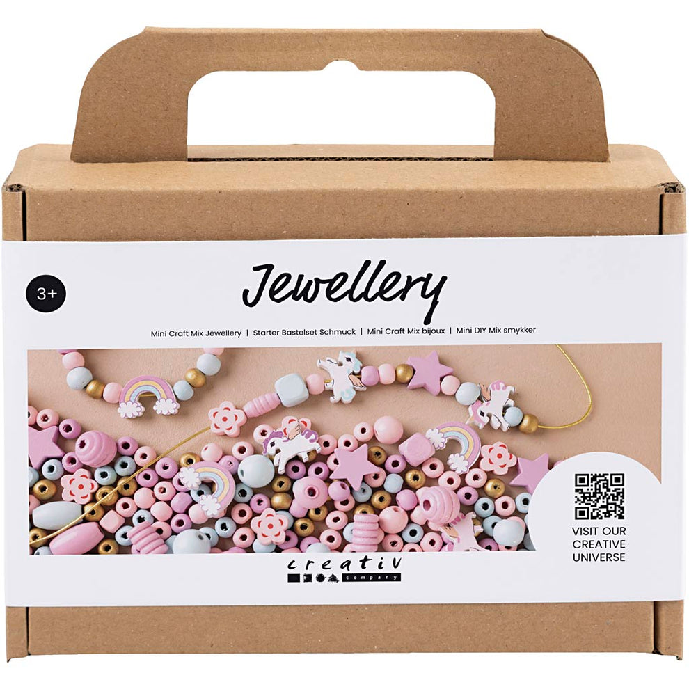 Pastel Mini Craft Mix Jewellery Wooden Craft Kit 🇬🇧