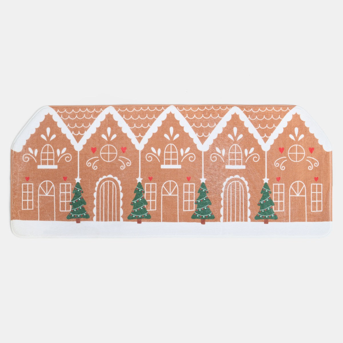 Christmas Gingerbread Printed Runner - Brown 🇬🇧