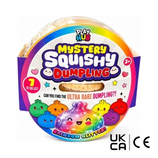Original Viral Mystery Squishy Dumpling Rainbow Glitter Edition 🇬🇧