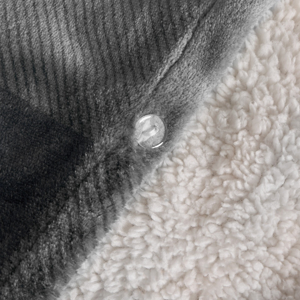 Winsford Check Fleece Duvet Set - Grey 🇬🇧