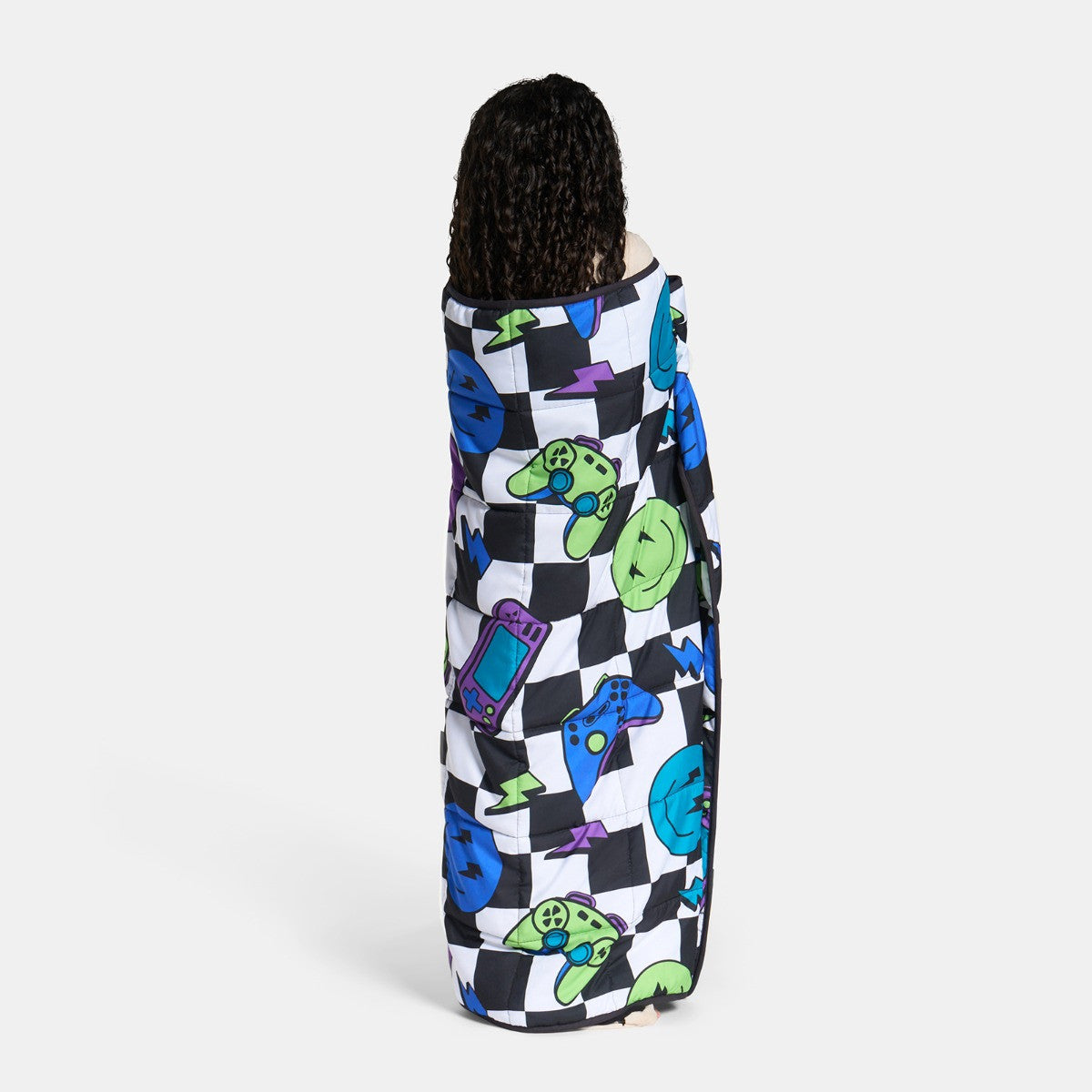 Kids Gaming Checkerboard Print Weighted Blanket, Multi - 3kg 🇬🇧