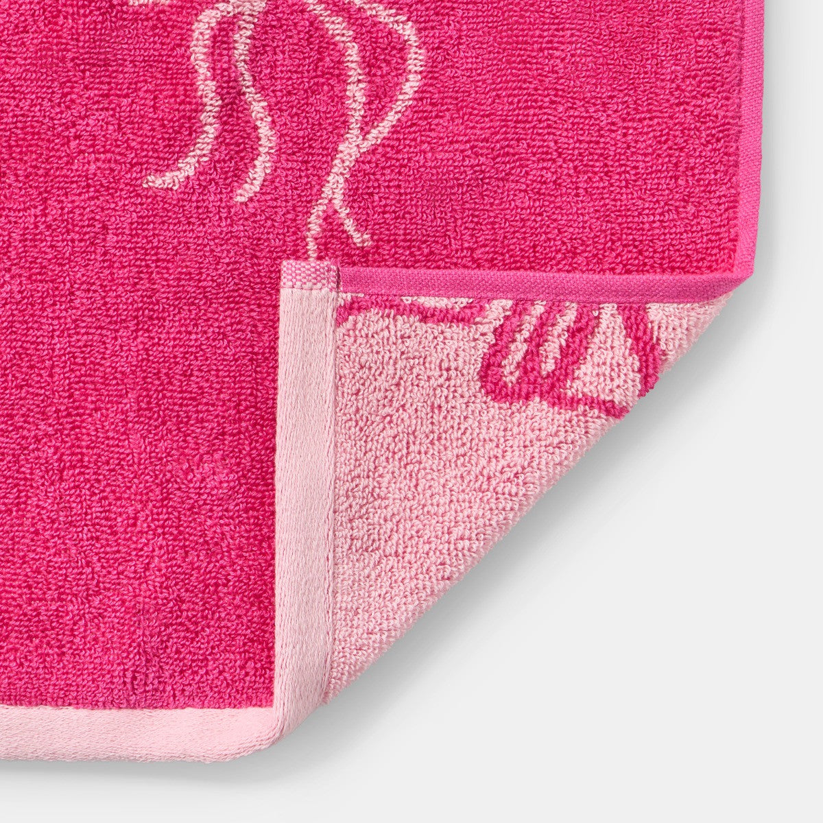 100% Cotton Bows Towel - Hot Pink 🇬🇧