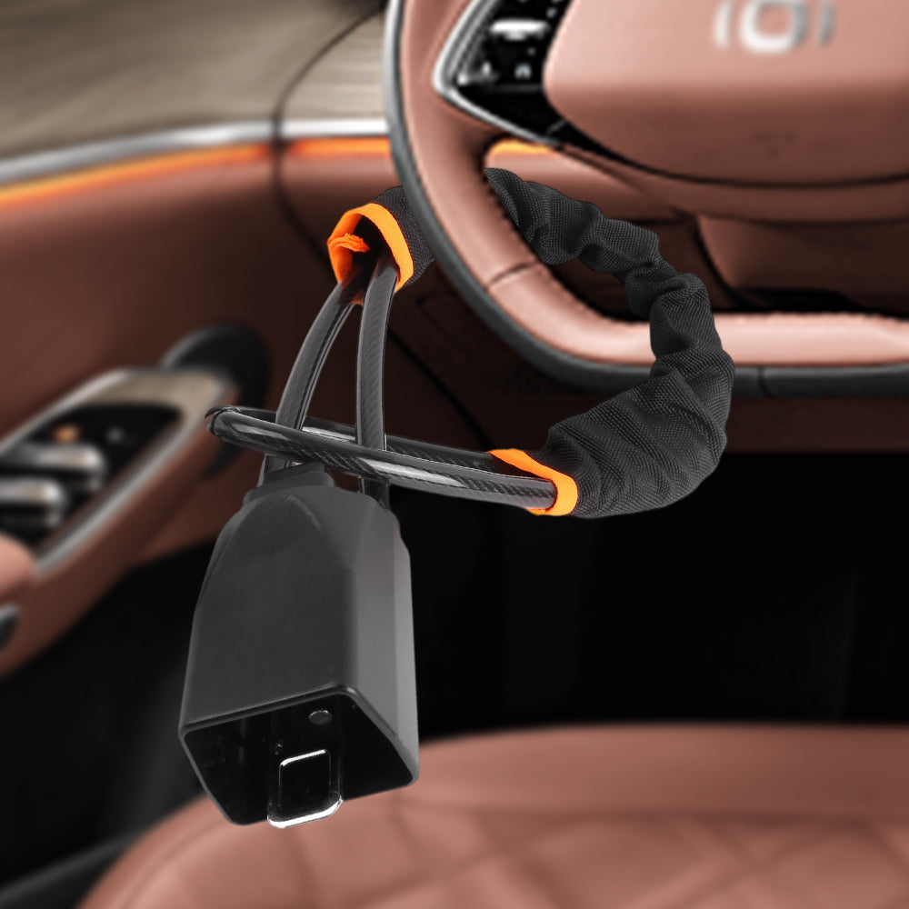 Car Steering Wheel Lock With 3 Keys Anti Theft Device Seat Belt Lock Steering Wheel Lock 🇬🇧