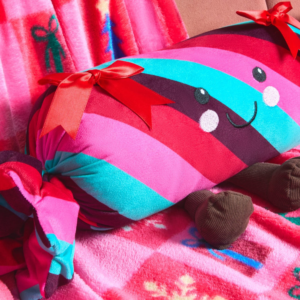 Christmas Cracker Shaped Cushion - Multi 🇬🇧