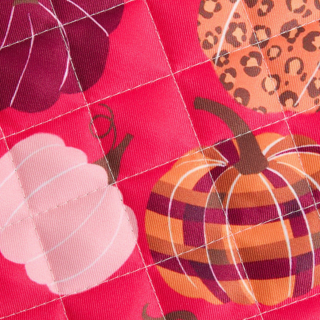 Pumpkin Print Oven Mit & Pot Stand Set - Hot Pink 🇬🇧