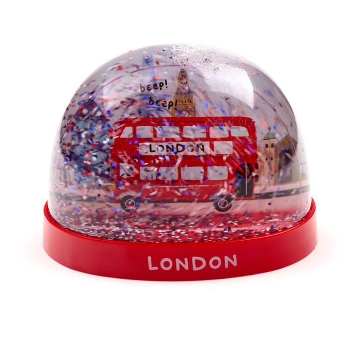 Collectable Snow Storm (Large) - London Souvenir London Bus 🇬🇧