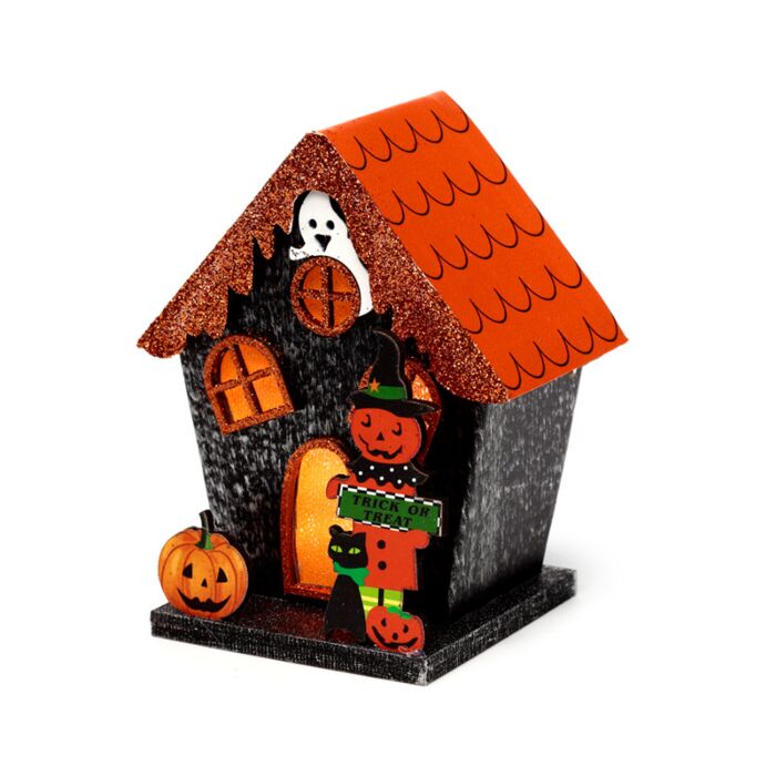 LED Decoration - Halloween Trick or Treat Pumpkin House 🇬🇧
