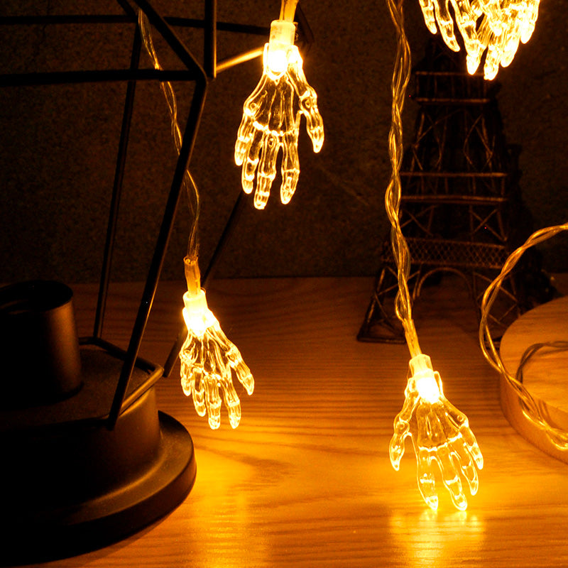 Decorative Lights LED String Lights for Halloween - 2m/10 LED Lights, Crystal Skull 🇬🇧