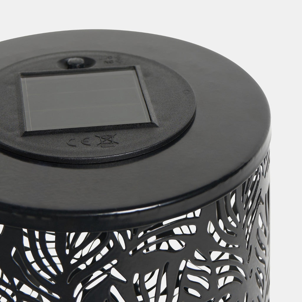 Solar Metal Floor Lamp - Black 🇬🇧
