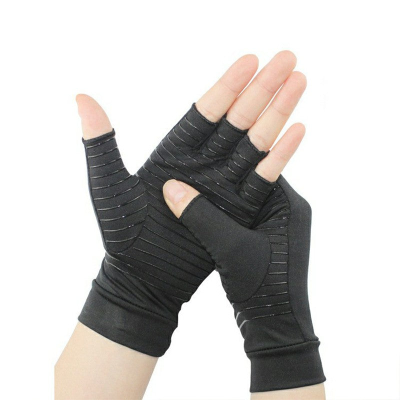 Anti Arthritis Gloves Hand Support Pain Relief Copper Finger Compression 🇬🇧