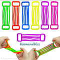 6pcs Soft Stretch Rope Set - Relax Toys, Suitable for Sensory Play and Finger Activities 🇨🇳