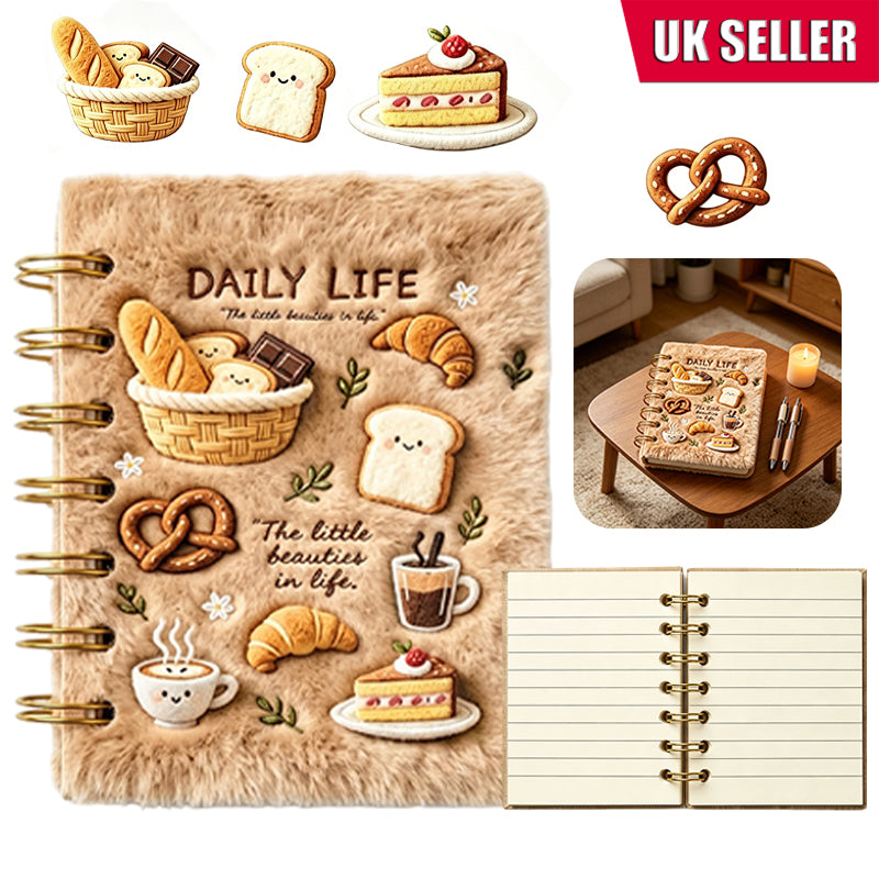 Coffee Style Compact Notebook Spiral Bound Lightweight Writing Notebook Composition Book for Students Kids Random Colours 🇬🇧