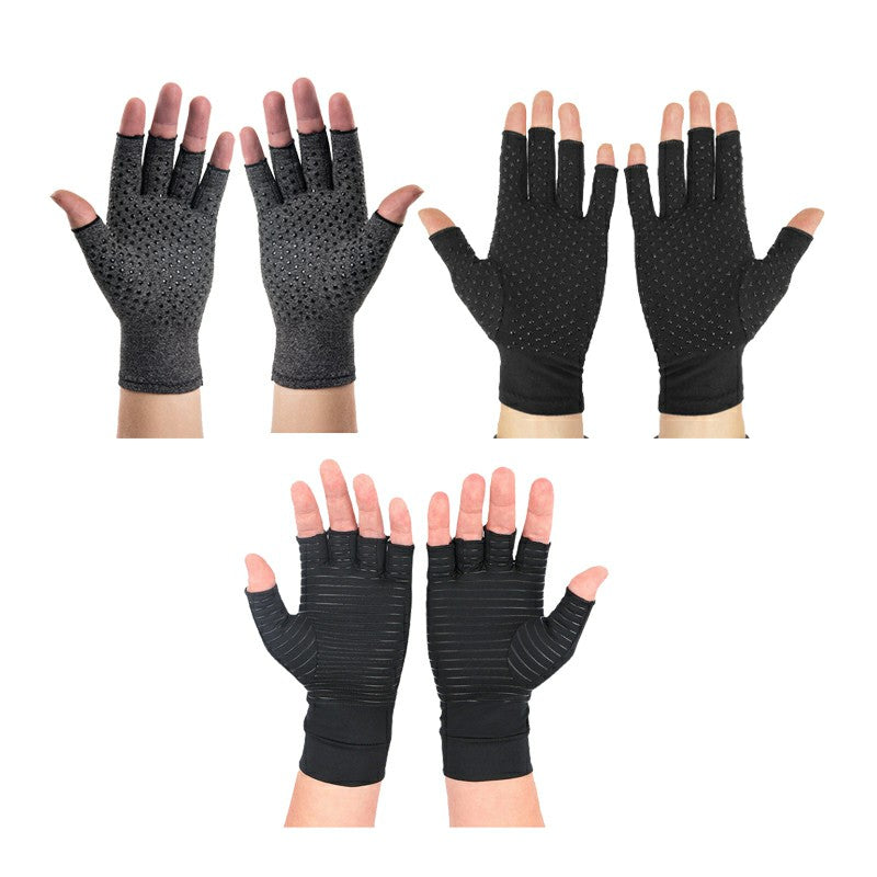 Anti Arthritis Gloves Hand Support Pain Relief Copper Finger Compression 🇬🇧