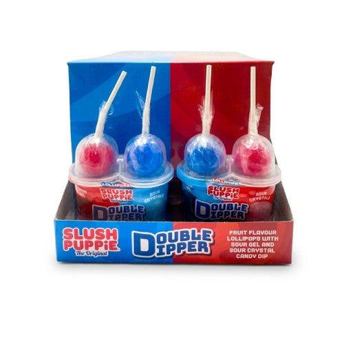 Slush Puppie Double Lick n Dip12x65g 🇬🇧