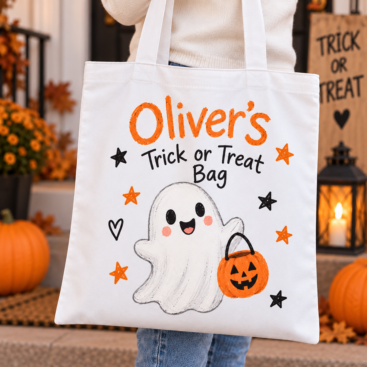 Personalised Halloween Treat Bag 🇬🇧