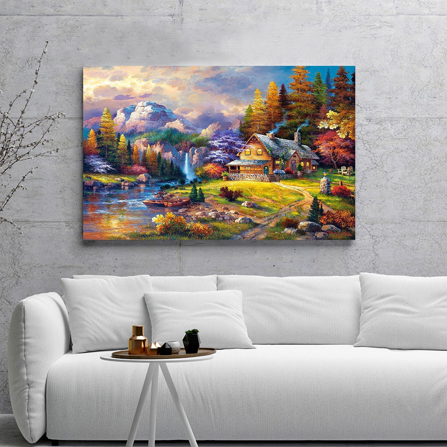 Diamond Painting Photo Custom Private Personal Custom Wedding Parents Gift - Autumn Forest 🇬🇧
