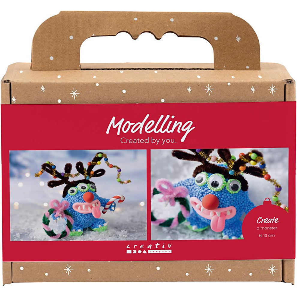 Reindeer Monster Assorted Colours Modelling Clay Craft Kit 🇬🇧