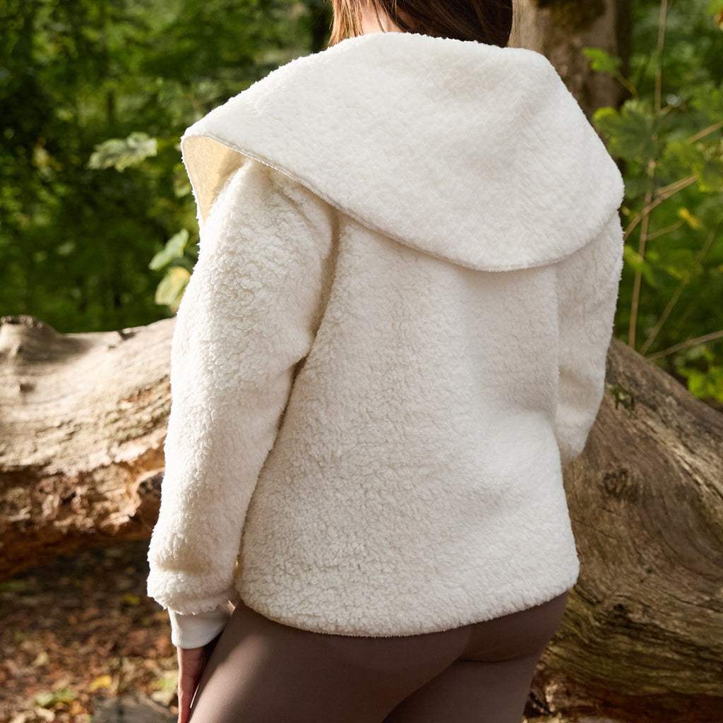 Waterfall Teddy Fleece Shorter Length Cardigan 🇬🇧