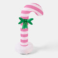 Indoor/Outdoor Inflatable Bow Candy Cane Decoration - Pink/White 🇬🇧