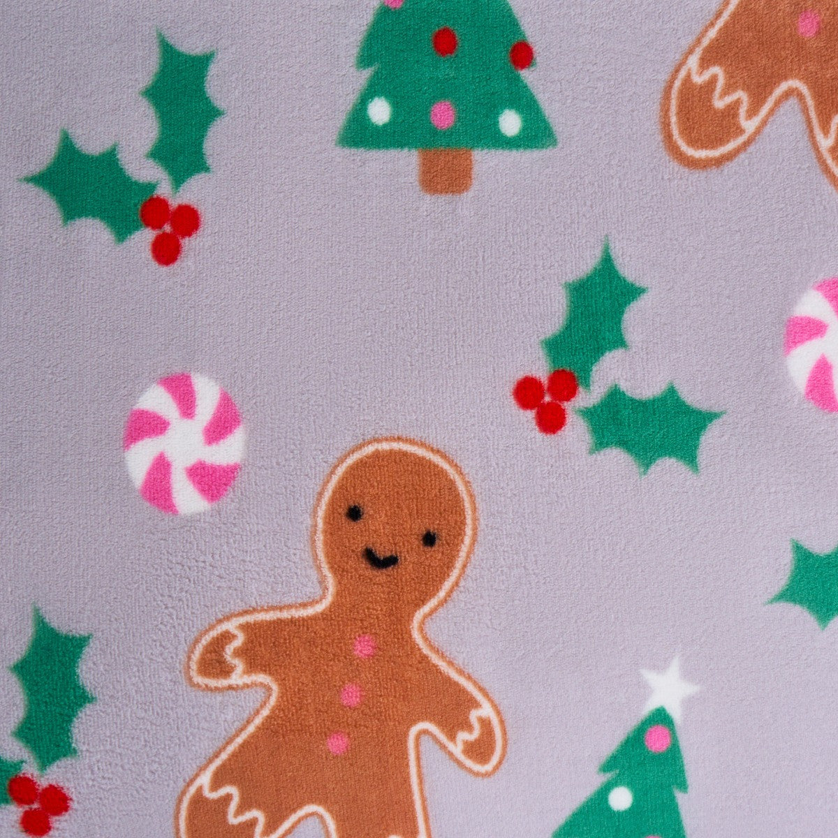 Christmas Gingerbread Fleece Duvet Cover Set - Multi 🇬🇧