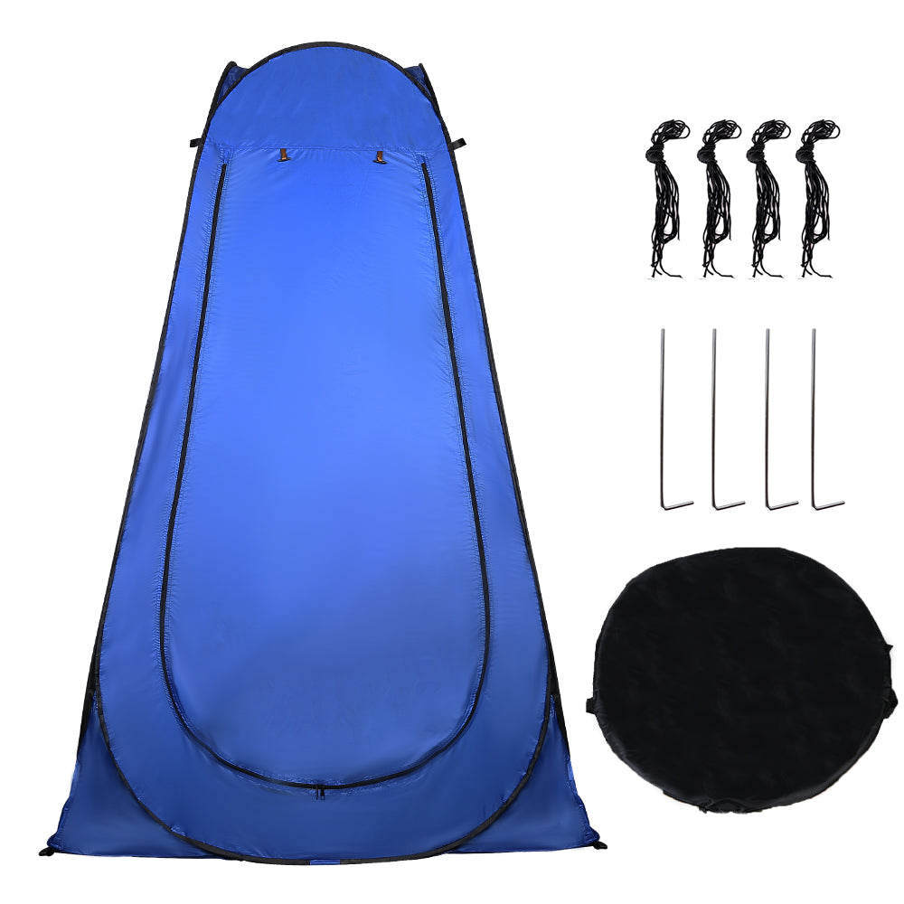 Toilet Shower Tent Pop-up Changing Tent with Tent Bag for Outdoor Travel Camping - Green 🇬🇧