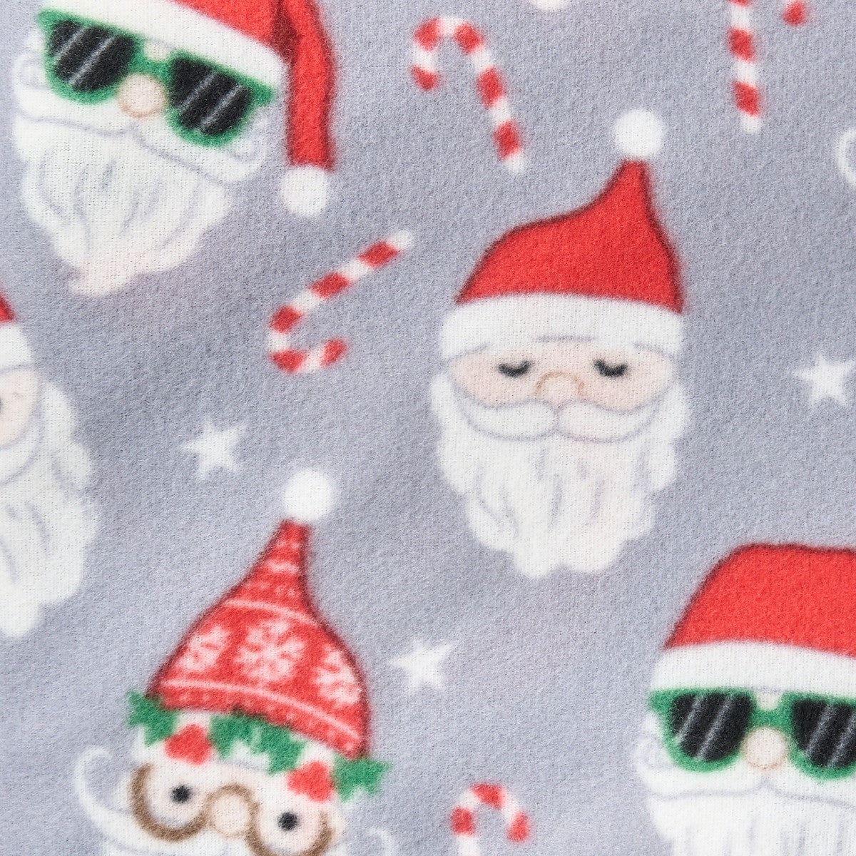 Fun Santa Fleece Throw - Grey 🇬🇧