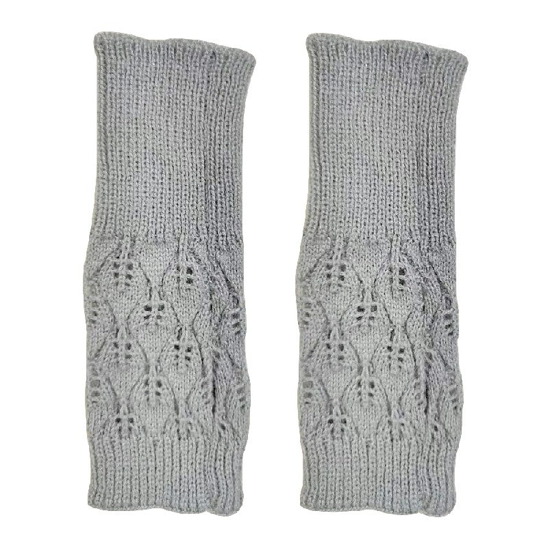 Winter Arm Hand Warmer Knitted Long Fingerless Gloves Soft Mittens for Female 🇬🇧