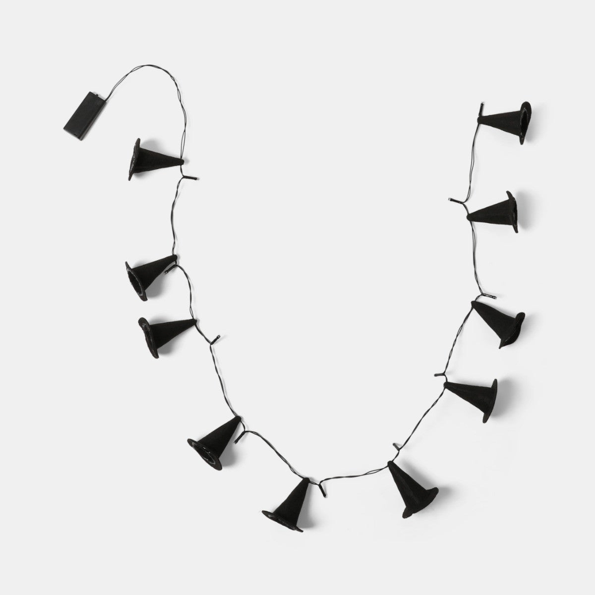 10 Pack Witch's Hat String Lights - Black 🇬🇧