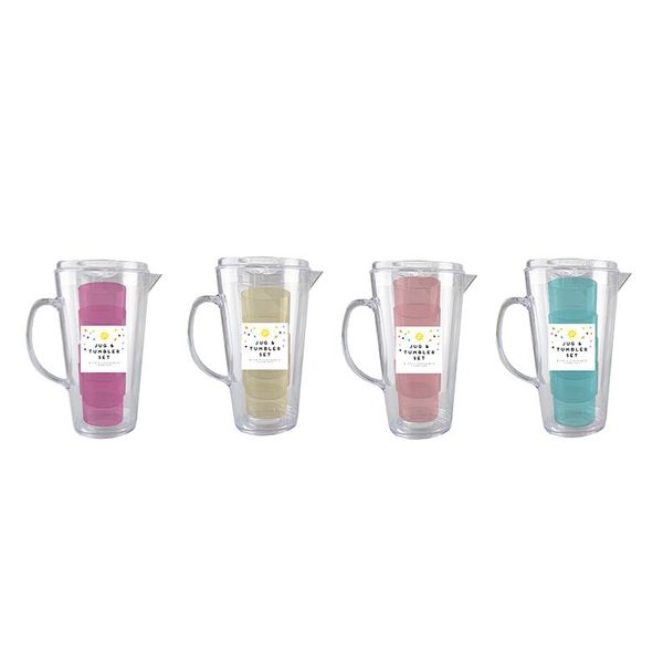 Summer Jug and 4 Tumbler Set 🇬🇧