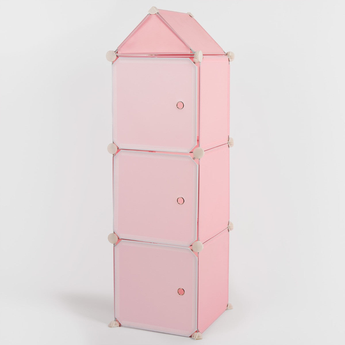 Kids 3 Cube Castle Storage Tower - Pink 🇬🇧