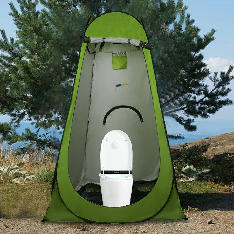 Toilet Shower Tent Pop-up Changing Tent with Tent Bag for Outdoor Travel Camping - Green 🇬🇧
