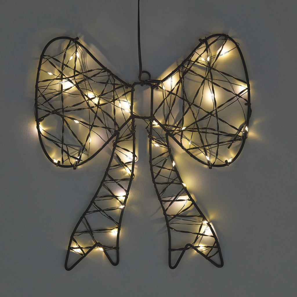 LED Light Up Bow - Black 🇬🇧