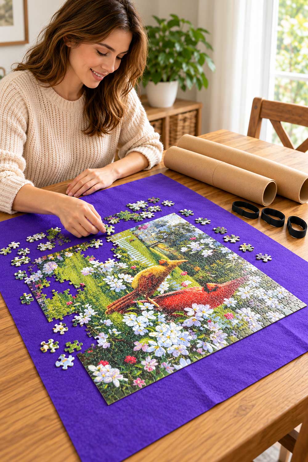 Jigsaw Puzzle Roll Up Storage Mat – Up to 3000 Pieces 🇬🇧