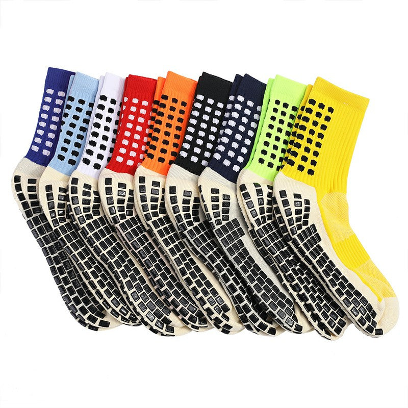 2 Pairs Men Anti Slip Football Socks Sport Socks Athletic Long Socks