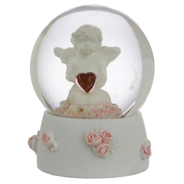 Collectable Peace of Heaven Cherub - Sweet Dreams Snow Globe 🇬🇧