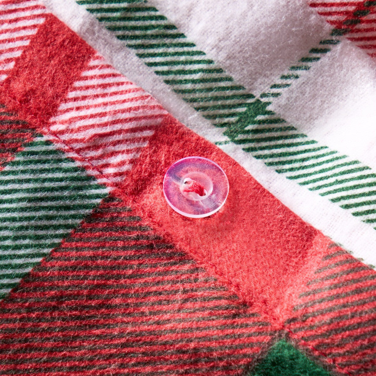 Traditional Christmas Check Brushed Cotton Duvet Cover Set - Red 🇬🇧