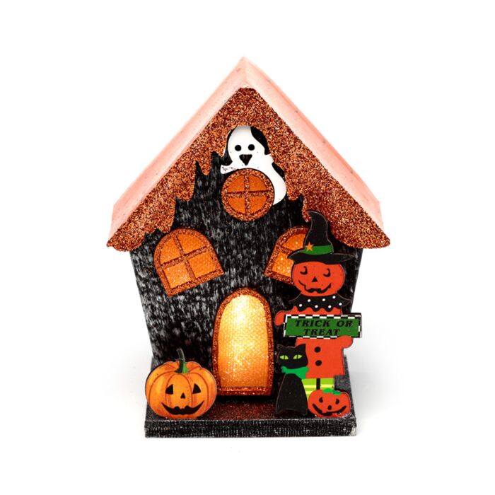 LED Decoration - Halloween Trick or Treat Pumpkin House 🇬🇧
