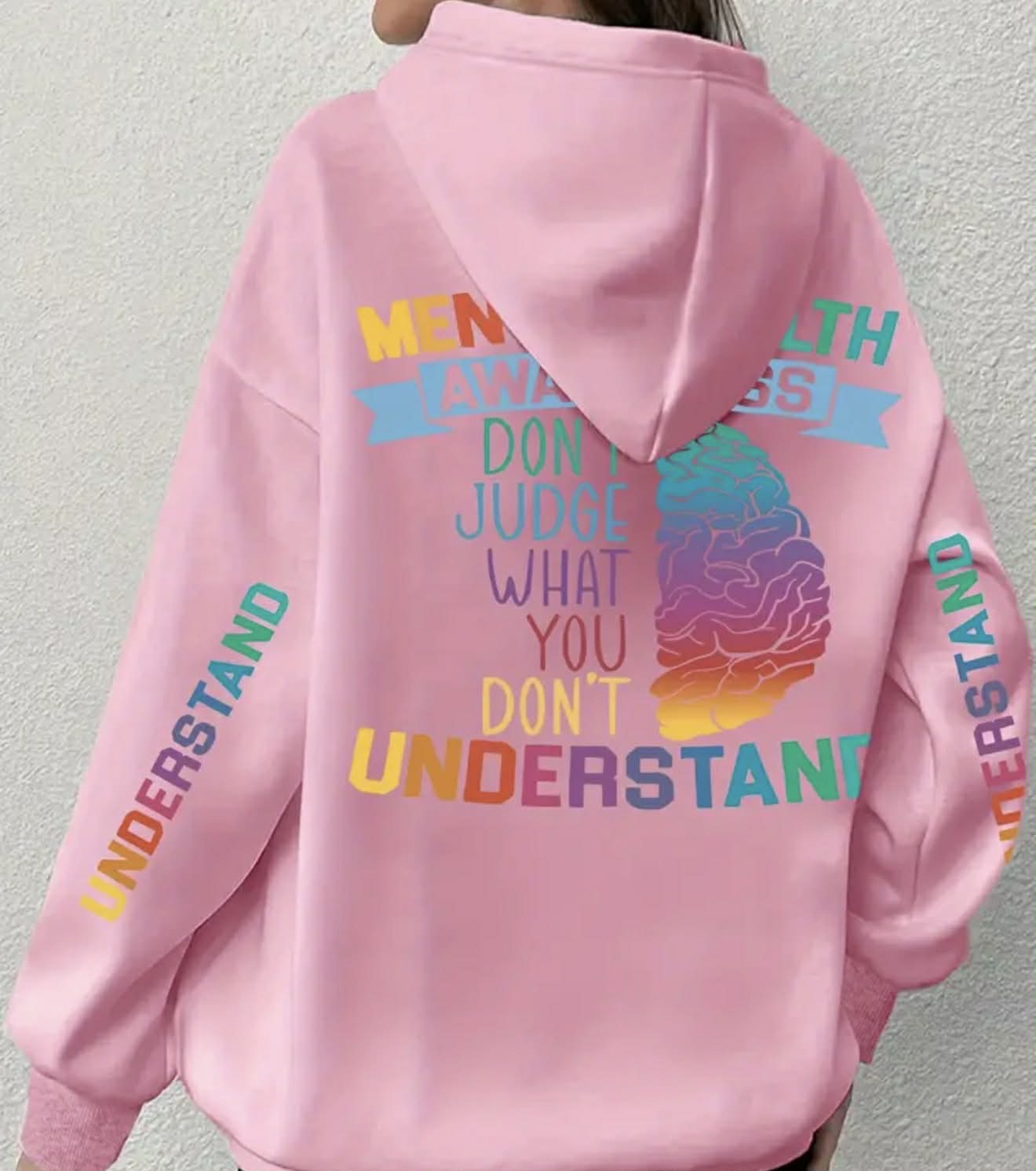 Plus Size "Understand"  hoodie 🇬🇧