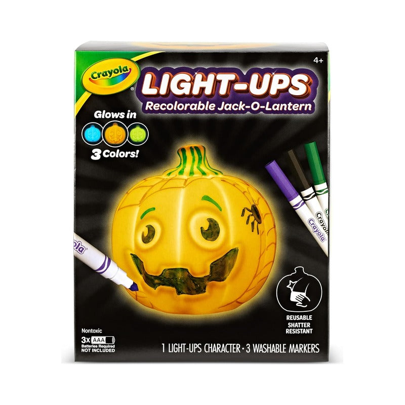 Crayola Recolourable Light Up Pumpkin with 3 Markers 🇬🇧