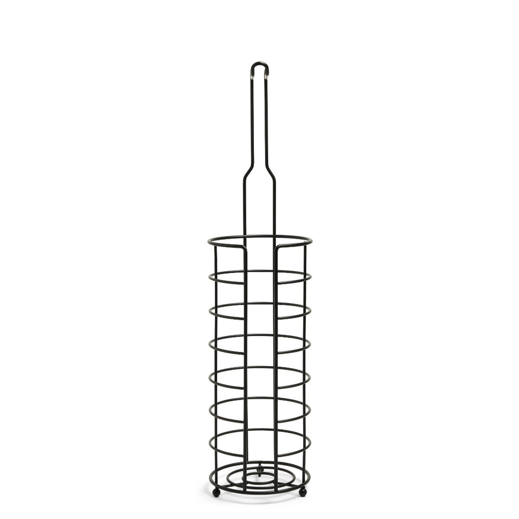 Wire Toilet Roll Stand - Black 🇬🇧