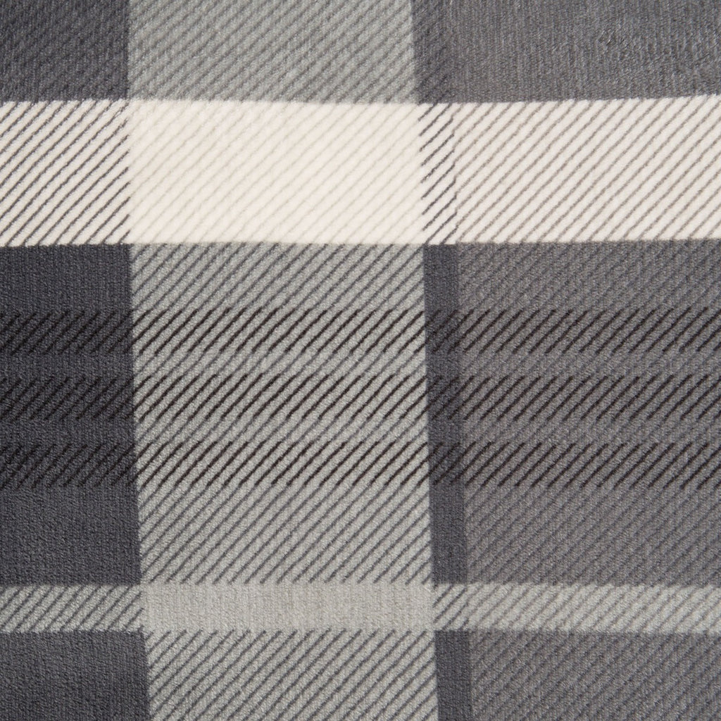Winsford Check Fleece Duvet Set - Grey 🇬🇧